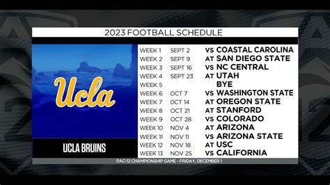 2023 ucla football roster|ucla football home schedule 2023.